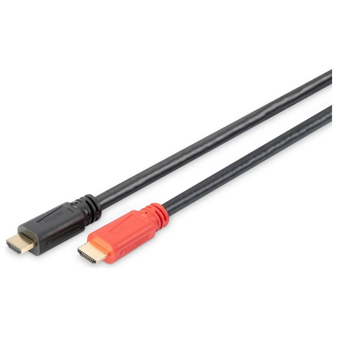 Digitus cavo con amplificatore full hd hdmi 1.4 3d high speed with ethernet mt 10