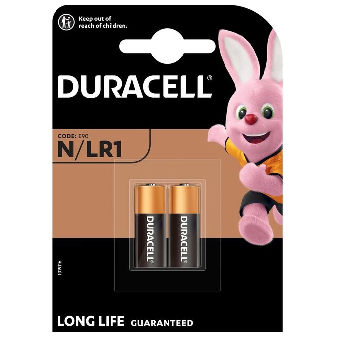 Duracell Batteria Alcalina 1,5V Cilindrica Mono Splituso - 2 Pezzi