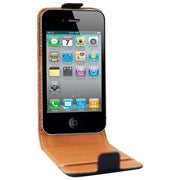 Swiss charger Custodia per Apple Iphone 4-4s in Vera Pelle Nero