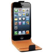 Swiss charger Custodia per Apple Iphone 5 in Vera Pelle Nero