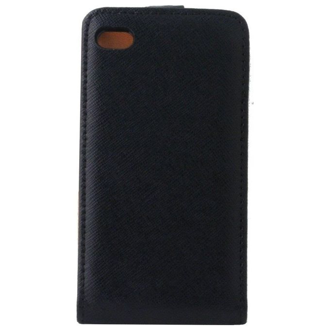Swiss charger Custodia per Apple Iphone 5 in Vera Pelle Nero