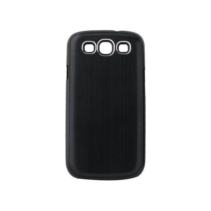 Swiss charger Custodia per Samsung Galaxy SIII in Alluminio Nero Satinato