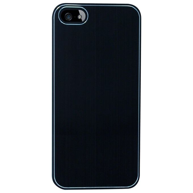 Swiss charger Custodia per Apple Iphone 5 in Alluminio Nero Satinato