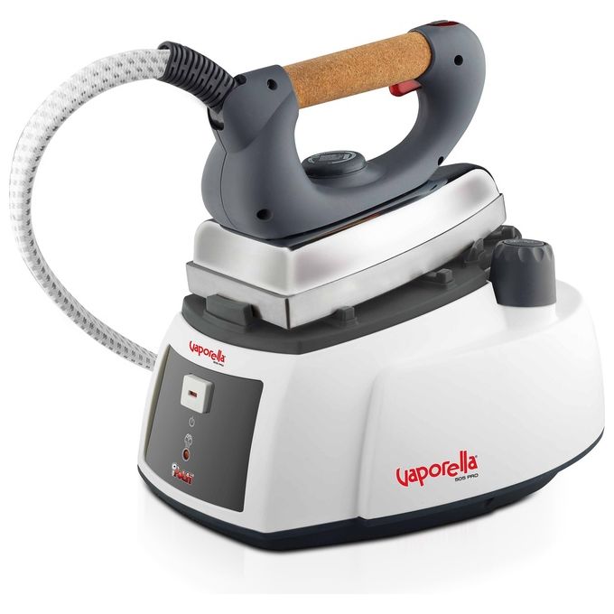 Polti PLEU0186 Vaporella 505 Pro Ferro da Stiro a Caldaia Capacita' 0,9 Litri Potenza 1750 W Manico in Sughero Bianco-Nero
