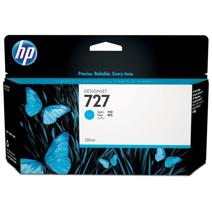 HP B3P19A DesignJet 727 Cartuccia Inchiostro Inkjet 130 ml Alta Capacita' colore Ciano