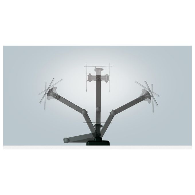 Supporto TV CME EDR 100 con doppio braccio, inclinabile fino a max 25'' VESA 100