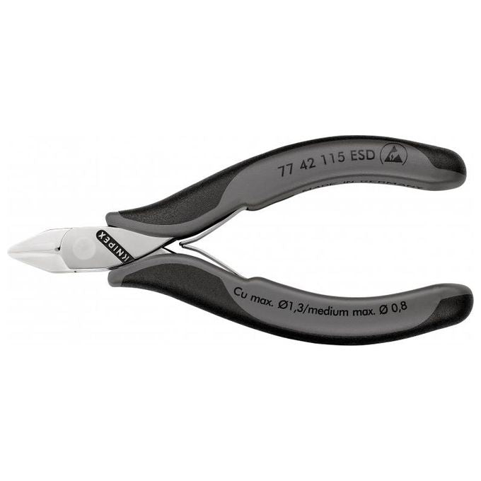 Knipex Tronchese Laterale per Elettronica Esd 115mm