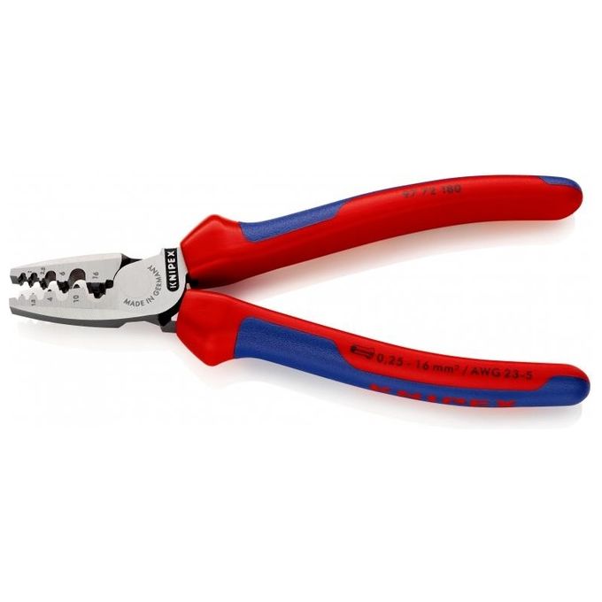 Knipex Pinza per Serrare Terminali a Bussola 180mm