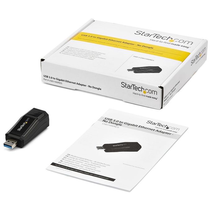 StarTech Adattatore di rete NIC USB 3.0 a Ethernet Gigabit - 10-100-1000 Mbps