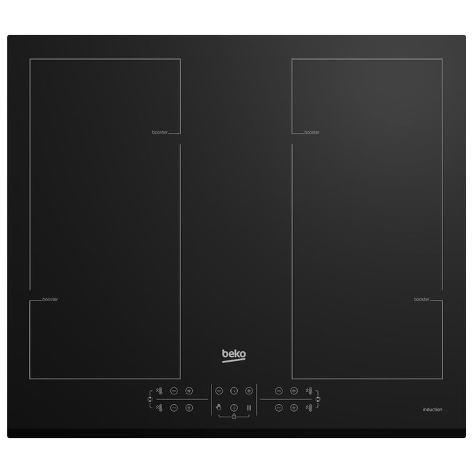 Beko HII64206F2MT Piano cottura Induzione 60 cm 4 Zone IndyFlex Touch Control Booster colore Nero
