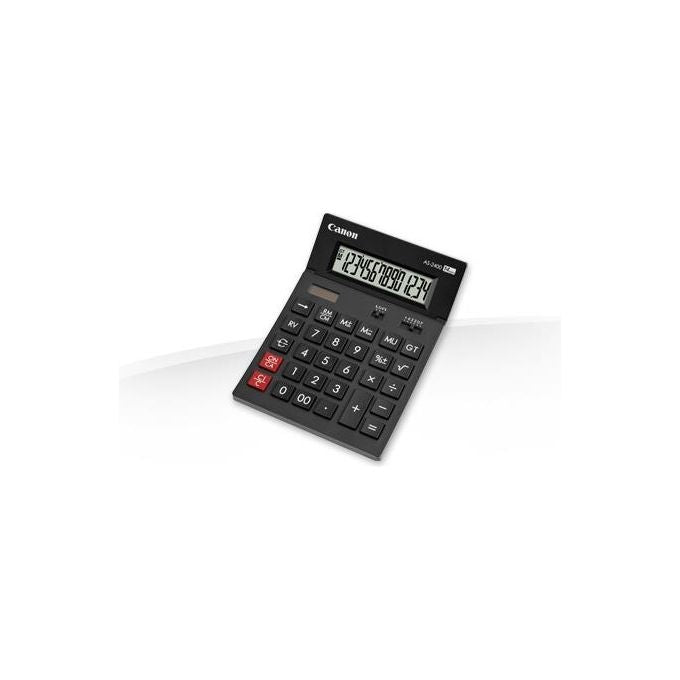 Canon Calcolatrice AS-2400 Hb con Display LCD Compatta e Leggera per Ufficio