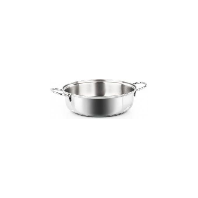 Barazzoni Tegame Inox 2 Manici Cm 24 Bonita