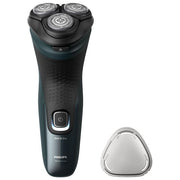 Philips X3052-00 Serie 3000X Rasoio elettrico Rotativo Wet and Dry 3 testine autonomia 45 min colore Verde Foresta Scuro