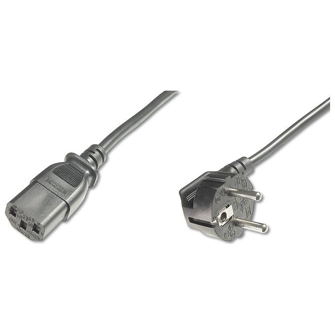 Assmann Electronic Cavo di Alimentazione Nero 5mt Cee7-7 Accoppiatore C13