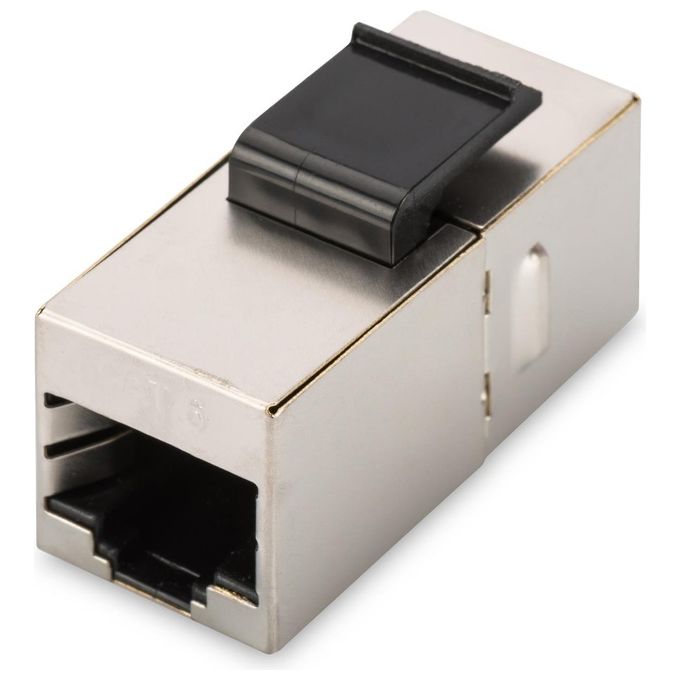 Digitus Adattatore Passante 2X8 Poli Rj45 Schermato Cat.6 Con Ganci per Pannelli