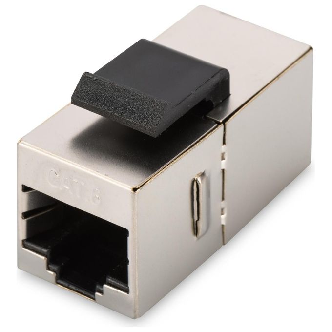 Digitus Adattatore Passante 2X8 Poli Rj45 Schermato Cat.6 Con Ganci per Pannelli
