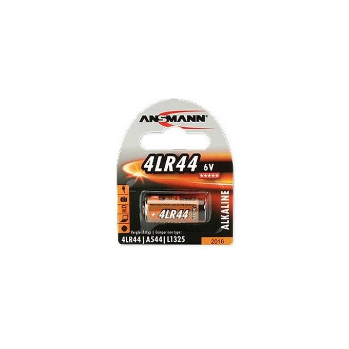 Ansmann 1510-0009 4LR44 Batteria Alcalina Monouso 6V 155 mAh 13x25 mm colore Arancione
