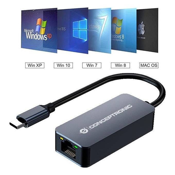 Conceptronic Adattatore Usb3.2 gen 1 Ethernet 2,5g Conceptronic