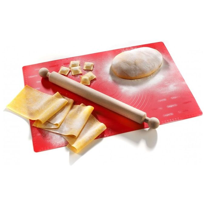 Imperia FoglioChef Tappetino Stendi-Pasta in Silicone con Mattarello