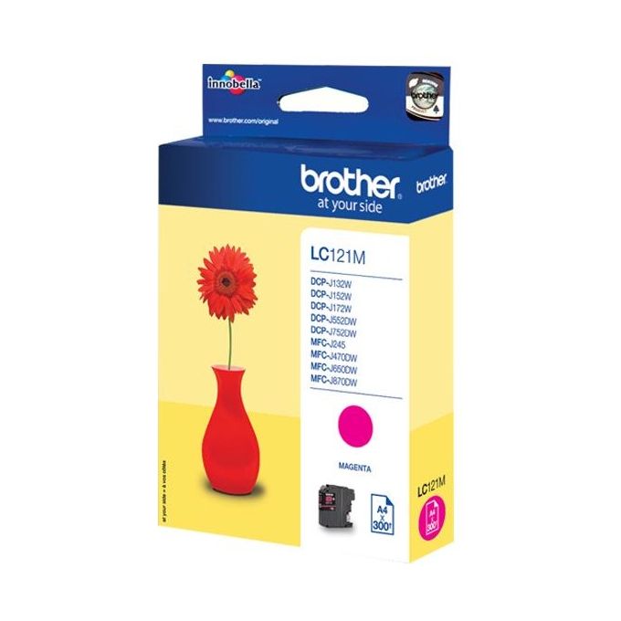 Brother LC-121M Magenta Cartuccia Dcp-j752dw 300 Pagine