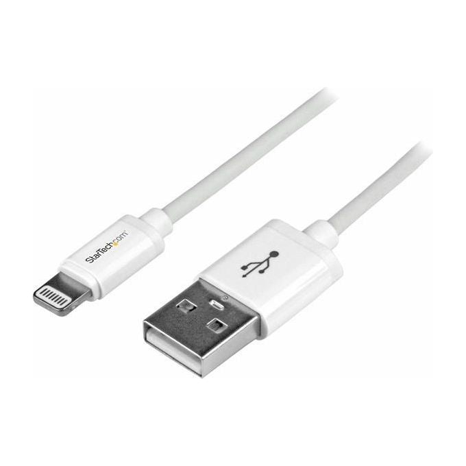 StarTech Cavo connettore lightning a 8 pin Apple Bianco a USB da 1m per iPhone - iPod - iPad