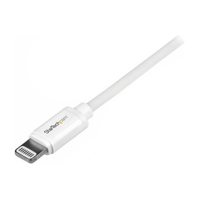 StarTech Cavo connettore lightning a 8 pin Apple Bianco a USB da 1m per iPhone - iPod - iPad
