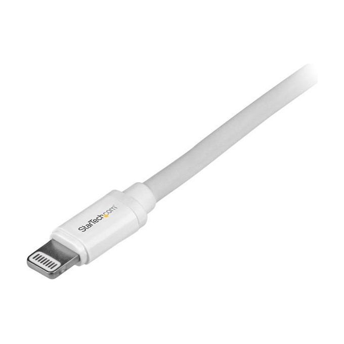 StarTech Cavo lungo connettore lightning a 8 pin Apple Bianco da 2 m a USB per iPhone - iPod - iPad
