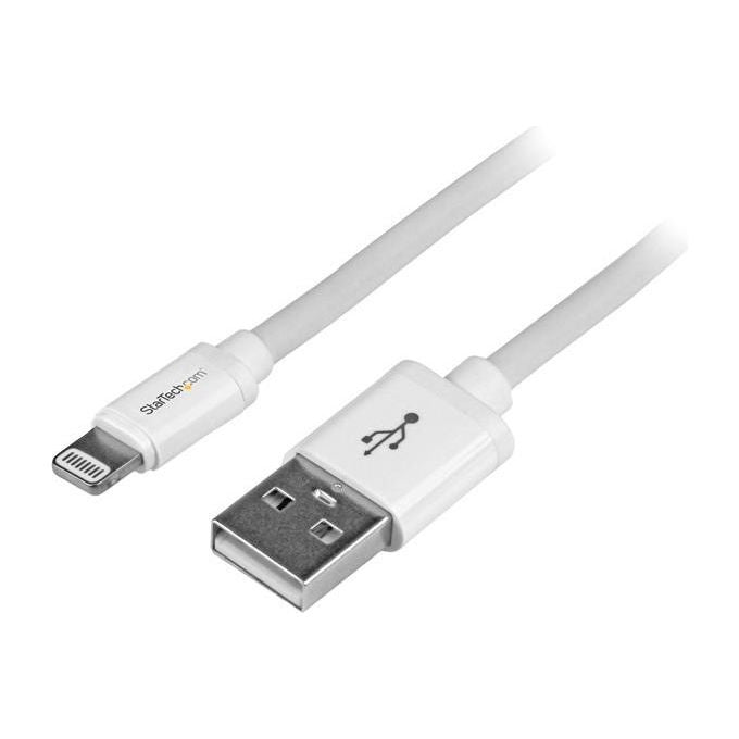 StarTech Cavo lungo connettore lightning a 8 pin Apple Bianco da 2 m a USB per iPhone - iPod - iPad