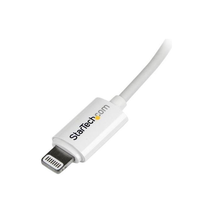 StarTech Cavo lungo connettore lightning a 8 pin Apple Bianco da 2 m a USB per iPhone - iPod - iPad