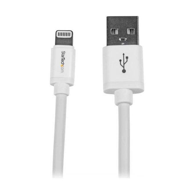 StarTech Cavo lungo connettore lightning a 8 pin Apple Bianco da 2 m a USB per iPhone - iPod - iPad