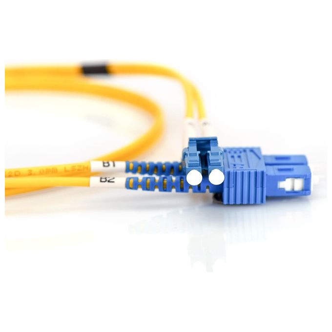 Digitus cavo fibra ottica lc a sc Mono Splitmode duplex 9-125 mt.1 (al-9lcsc-01i)