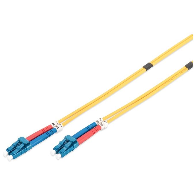 Digitus cavo fibra ottica lc a lc Mono Splitmode duplex 9-125 mt.1(dk-2933-01)