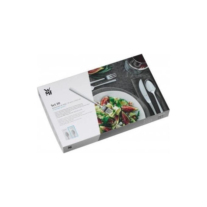 WMF 12.7191.6330 Vision Set di Posate 30 Pezzi per 6 Persone Cromargan protect Resistente ai Graffi Lavabile in Lavastoviglie colore Argento