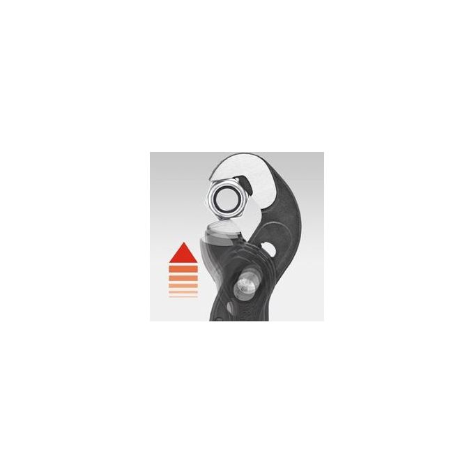 Knipex Pinza Chiave Tucano Bonderizzata Grigia Rivestita in Resina Sintetica Antiscivolo 250mm