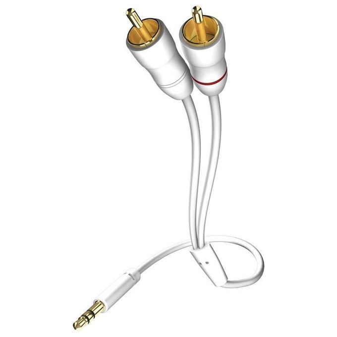In-Akustik Star Cavo Audio 3,5mm Jack - Cinch 1,5mt