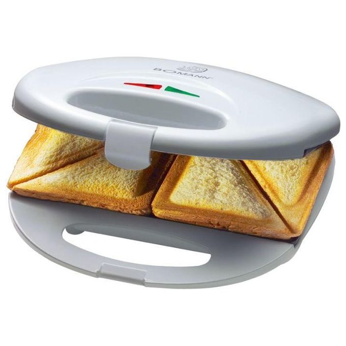 Bomann ST-WA 516 CB Tostiera 750W Nero-Acciaio Inossidabile