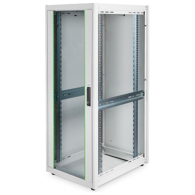 Digitus armadio 32 unita' 19'' per reti e server misure (a)1566 x (l)600 x (p)800 mm. colore grigio chiaro