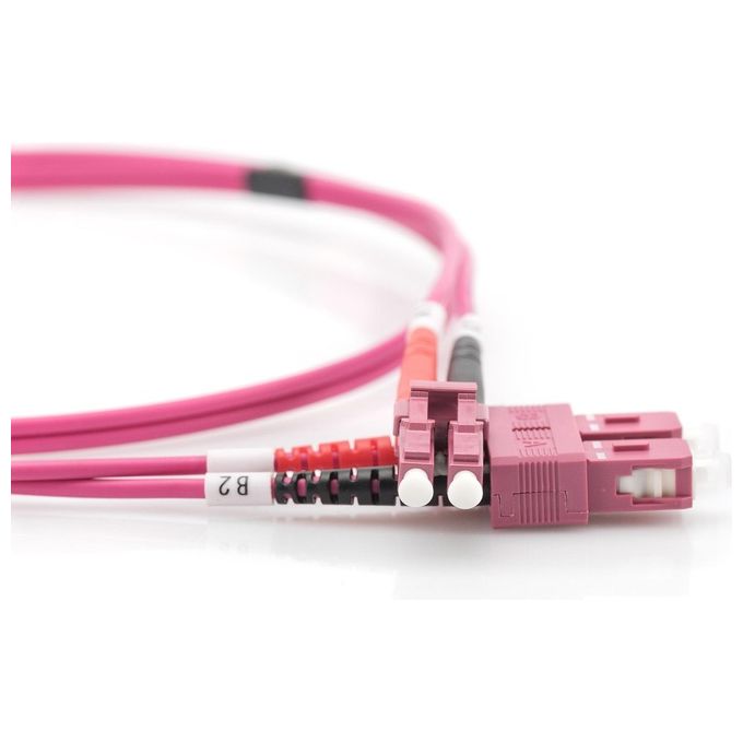Digitus cavo fibra ottica lc a sc multimode duplex 50-125 mt.2 om4