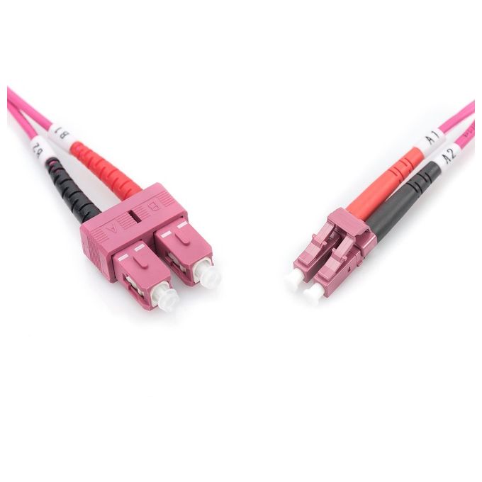 Digitus cavo fibra ottica lc a sc multimode duplex 50-125 mt.2 om4