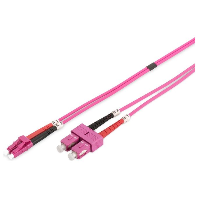 Digitus cavo fibra ottica lc a sc multimode duplex 50-125 mt.3 om4