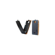 Swiss charger Custodia per Samsung Galaxy S4 In Pelle Flip Nero