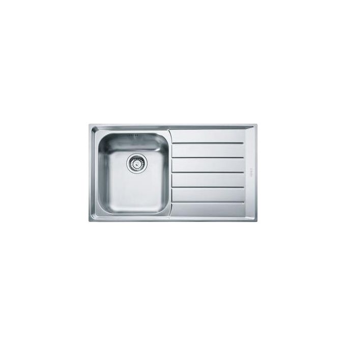 Franke Lavello Inox NEX 211 3 1-2 WWK gocciolatoio a destra 1 Vasca + scolapiatti 86 cm 127.0059.654