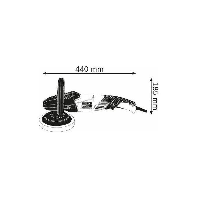 Bosch Levigatrice orbitale 0 601 389 000 1400W 3000 Giri-min Disco 18cm