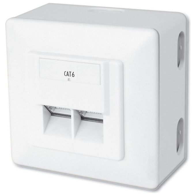 Digitus presa a muro esterna rj45 cat. 6 per reti