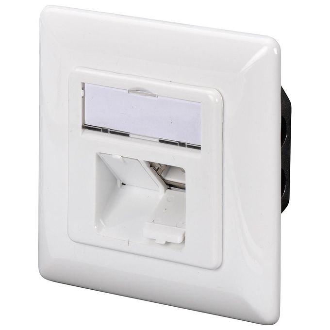 Digitus presa doppia a incasso rj 45 categoria 5e schermata stp cm 8 x 8 (dn-9001-b5-n)