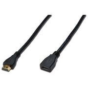 Digitus AK-330201-020-S Cavo Prolunga HDMI High Speed con Ethernet Tipo A Maschio Femmina 2 m 4K 3D contatti placcati oro colore Nero