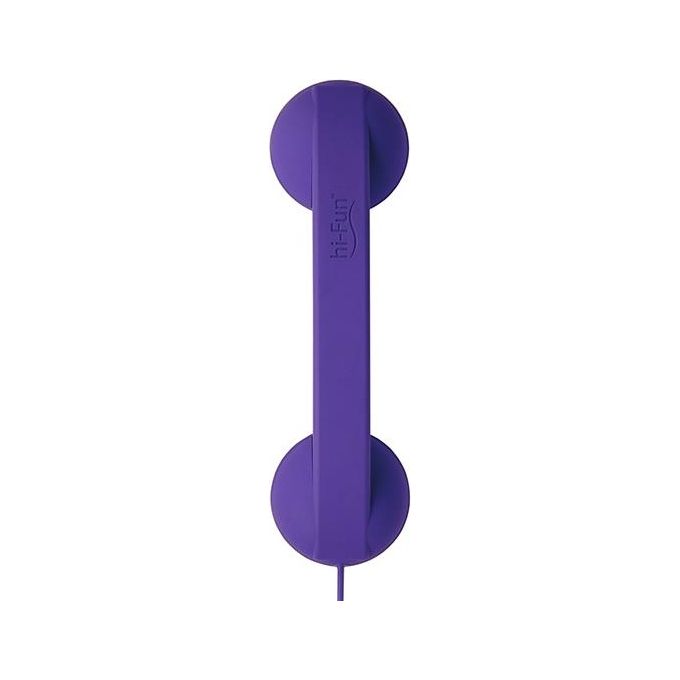 Hi-Ring Cornetta Telefonica Vintage con Jack 3.5 Violet