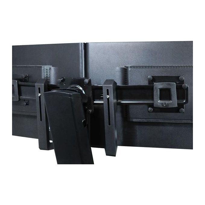 Ergotron Dual Monitor and Handle KIT_ Montaggio per 2 Display Lcd Nero Dimensione Schermo 17''-26
