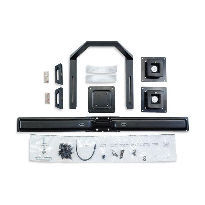 Ergotron Dual Monitor and Handle KIT_ Montaggio per 2 Display Lcd Nero Dimensione Schermo 17''-26