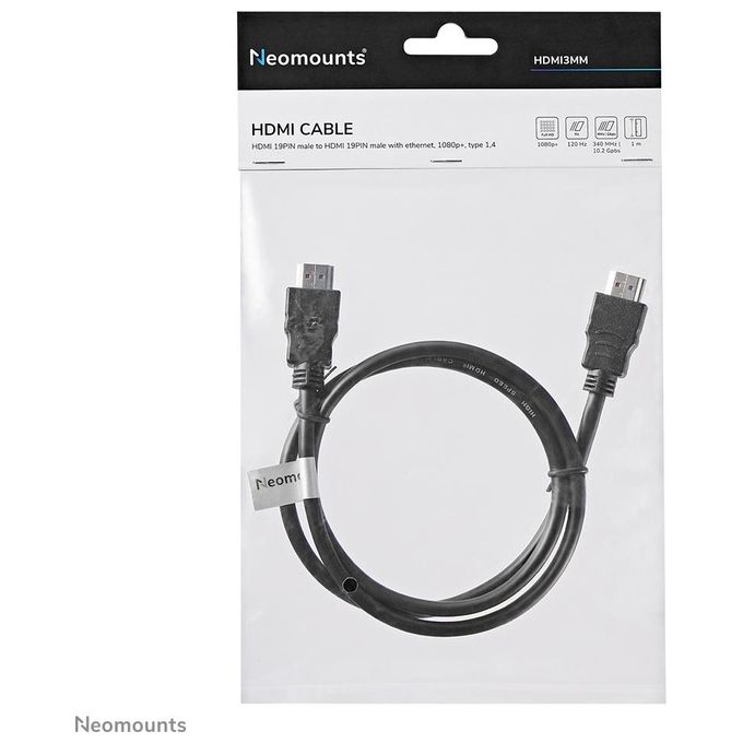 NewStar HDMI3MM Cavo Hdmi 1mt Nero
